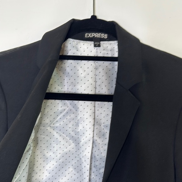Express Black Blazer Tailored fitted suite jacket - Picture 2 of 6